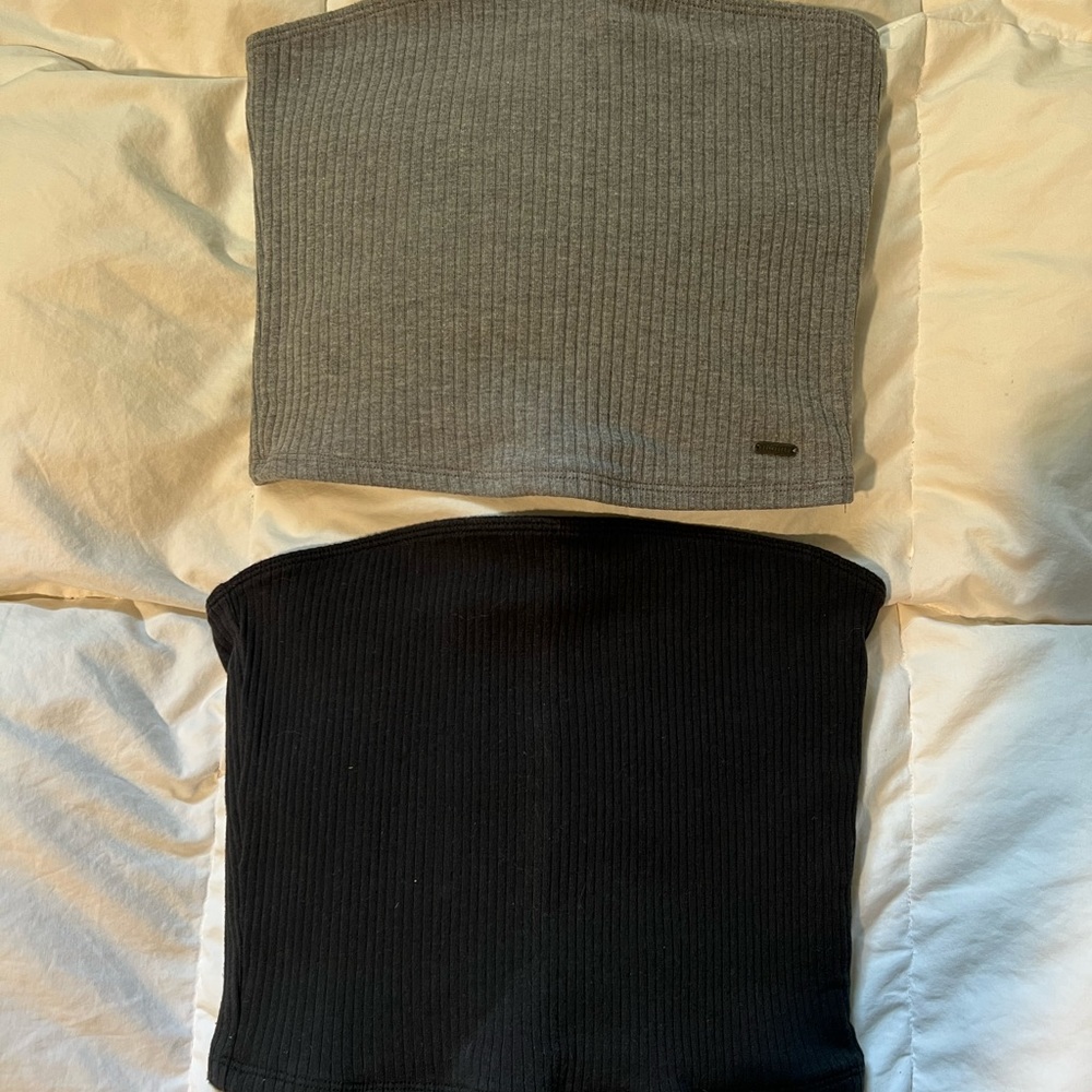 Hollister cropped tube tops